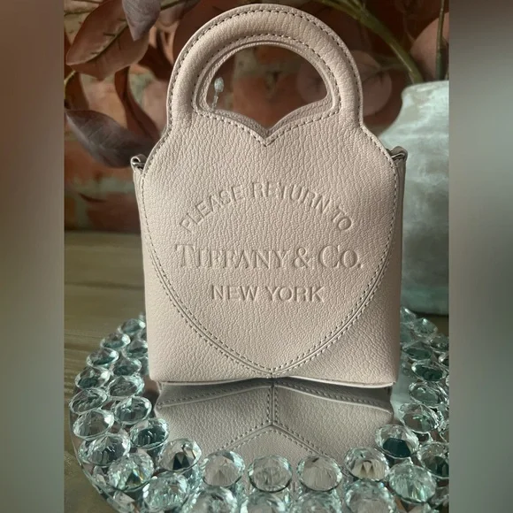 NWOT Tiffany & Co. Return to Tiffany Mini Tote Bag in Dusty Pink - Picture 7 of 17